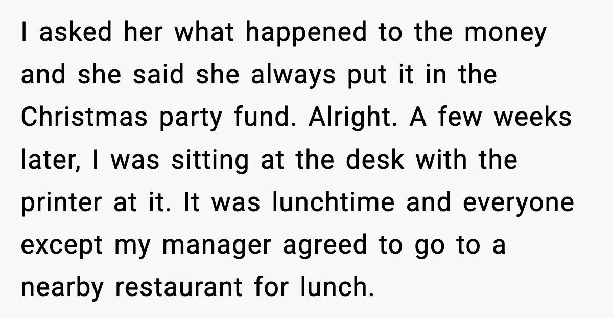 Employee Outsmarts Boss Who Charged Staff For Printing While Secretly Running Off 100-Page Party Invites Employee Outsmarts Boss Who Charged Staff For Printing While Secretly Running Off 100-Page Party Invites