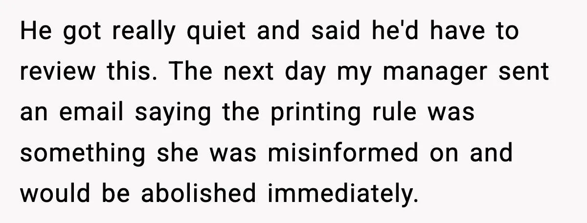 Employee Outsmarts Boss Who Charged Staff For Printing While Secretly Running Off 100-Page Party Invites Employee Outsmarts Boss Who Charged Staff For Printing While Secretly Running Off 100-Page Party Invites