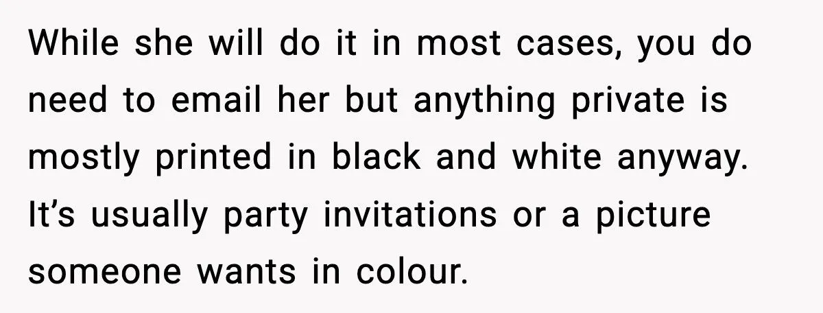 Employee Outsmarts Boss Who Charged Staff For Printing While Secretly Running Off 100-Page Party Invites Employee Outsmarts Boss Who Charged Staff For Printing While Secretly Running Off 100-Page Party Invites