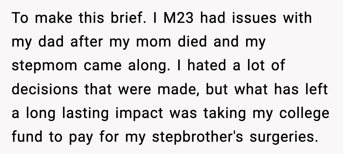 Son Tells Dad He’ll Spend Christmas With Him, But Only If His College Fund Is Returned