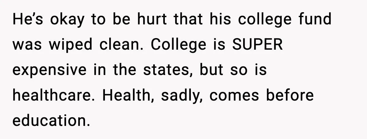 Son Tells Dad He’ll Spend Christmas With Him, But Only If His College Fund Is Returned