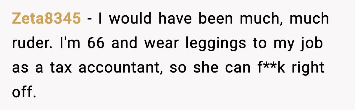 Nosy Neighbor Can’t Stop Commenting On Her Clothes, So She Finally Snapped