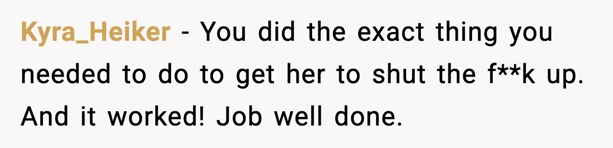 Nosy Neighbor Can’t Stop Commenting On Her Clothes, So She Finally Snapped