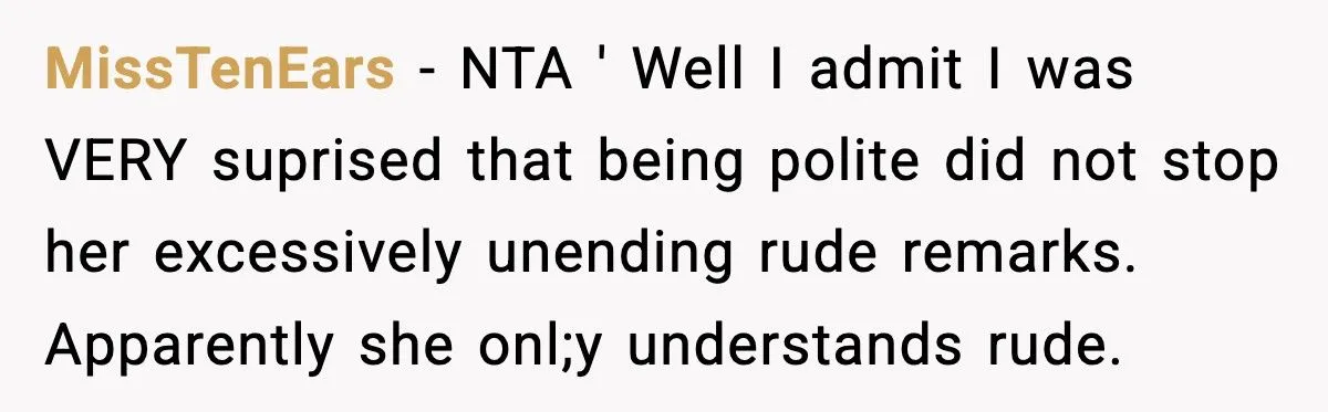 Nosy Neighbor Can’t Stop Commenting On Her Clothes, So She Finally Snapped