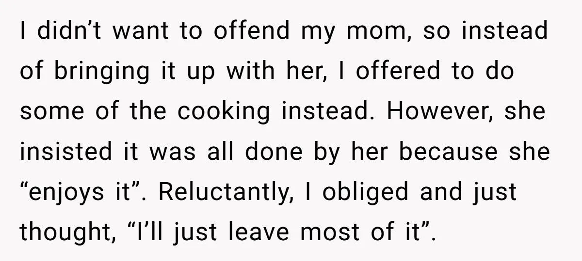 Mom Cooks Huge Meals Daily, Daughter Says It’s Making Her And Her Kids Obese