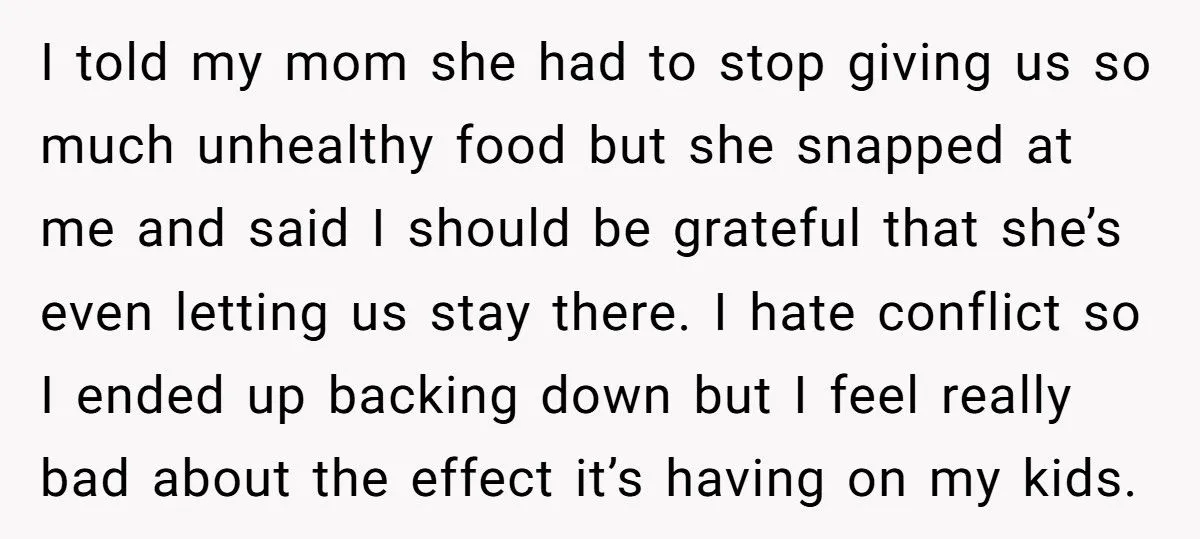 Mom Cooks Huge Meals Daily, Daughter Says It’s Making Her And Her Kids Obese