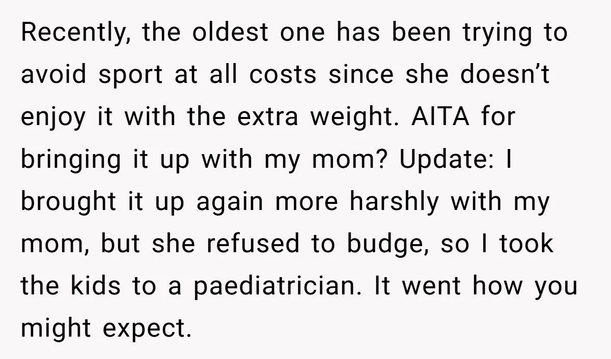 Mom Cooks Huge Meals Daily, Daughter Says It’s Making Her And Her Kids Obese