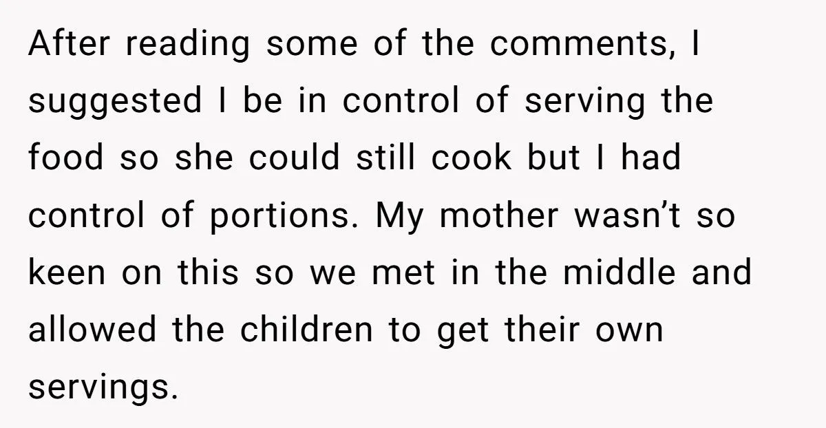 Mom Cooks Huge Meals Daily, Daughter Says It’s Making Her And Her Kids Obese