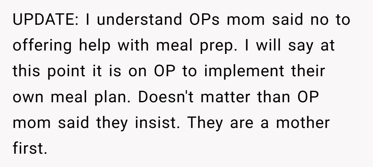 Mom Cooks Huge Meals Daily, Daughter Says It’s Making Her And Her Kids Obese