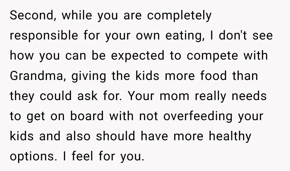 Mom Cooks Huge Meals Daily, Daughter Says It’s Making Her And Her Kids Obese