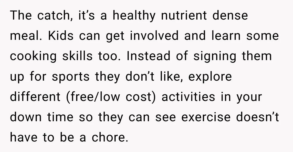 Mom Cooks Huge Meals Daily, Daughter Says It’s Making Her And Her Kids Obese