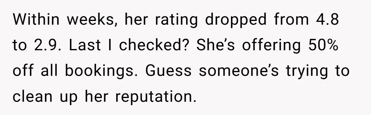 Host Demanded $1,200 For Fake “Cleaning”, So Guest Cleaned Her Reviews Host Demanded $1,200 For Fake “Cleaning”, So Guest Cleaned Her Reviews