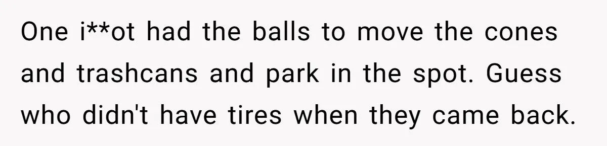 Neighbor Took His Parking Spot After He Shoveled For 45 minutes, So He Poured Water In Neighbor's Windshield