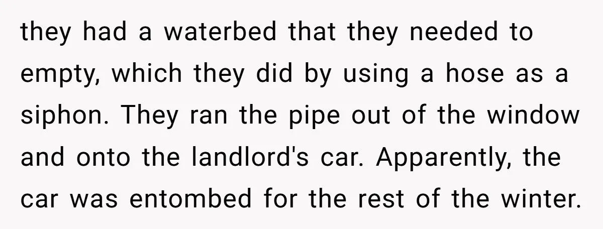 Neighbor Took His Parking Spot After He Shoveled For 45 minutes, So He Poured Water In Neighbor's Windshield