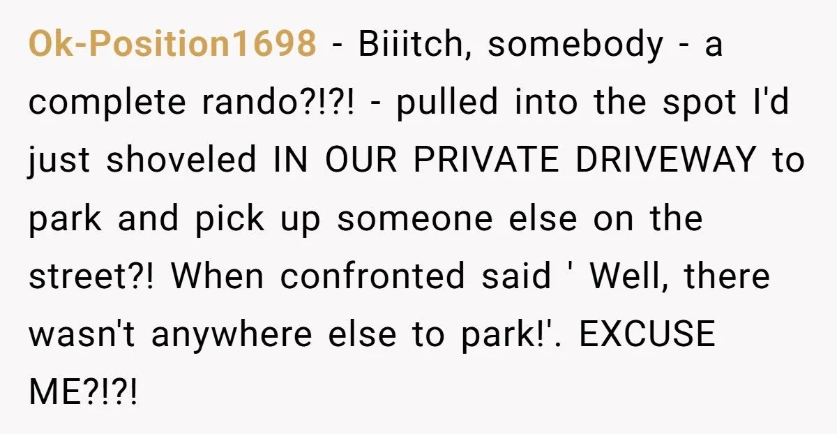 Neighbor Took His Parking Spot After He Shoveled For 45 minutes, So He Poured Water In Neighbor's Windshield