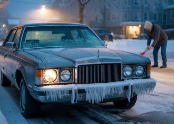 Neighbor Took His Parking Spot After He Shoveled For 45 minutes, So He Poured Water In Neighbor’s Windshield