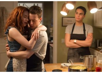 Dinner Turns Awkward When Roommate Finds Couple in the Kitchen