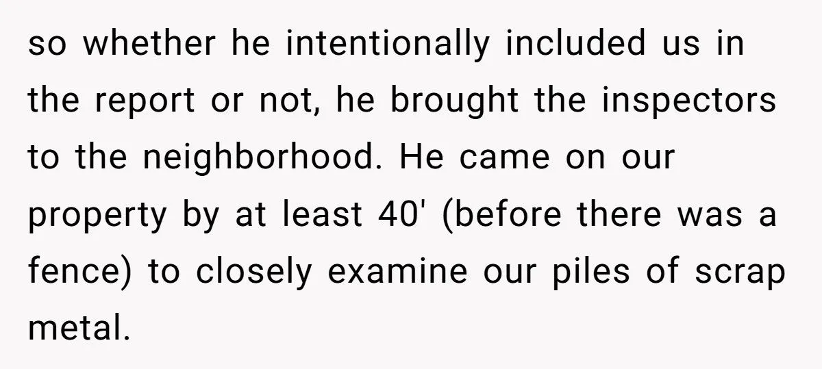 Man Threatened To Tow His Neighbor’s Car For Crossing The Property Line, So They Ordered A Survey And Took Back 20 Feet Of His Land