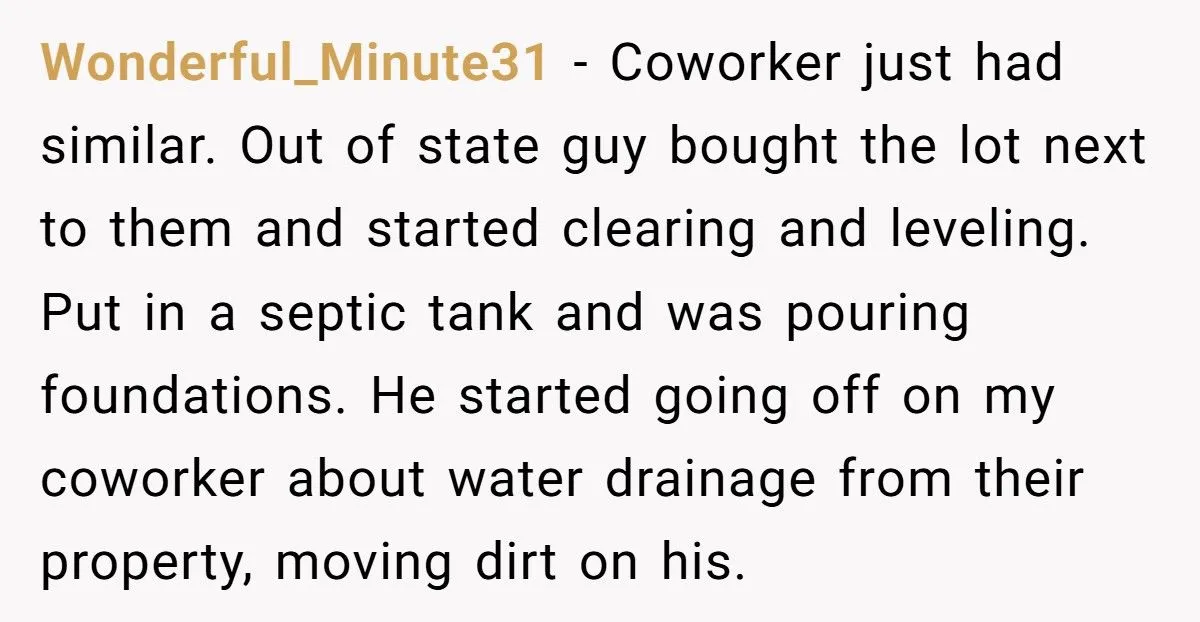 Man Threatened To Tow His Neighbor’s Car For Crossing The Property Line, So They Ordered A Survey And Took Back 20 Feet Of His Land