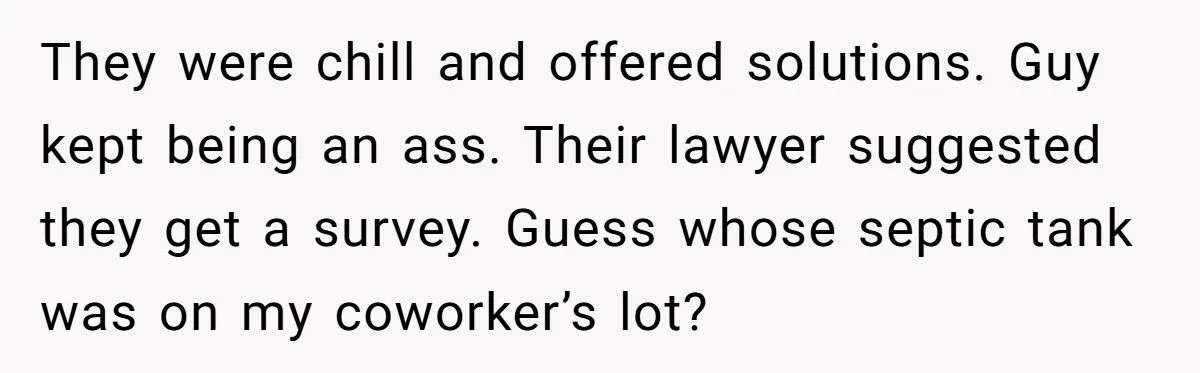 Man Threatened To Tow His Neighbor’s Car For Crossing The Property Line, So They Ordered A Survey And Took Back 20 Feet Of His Land