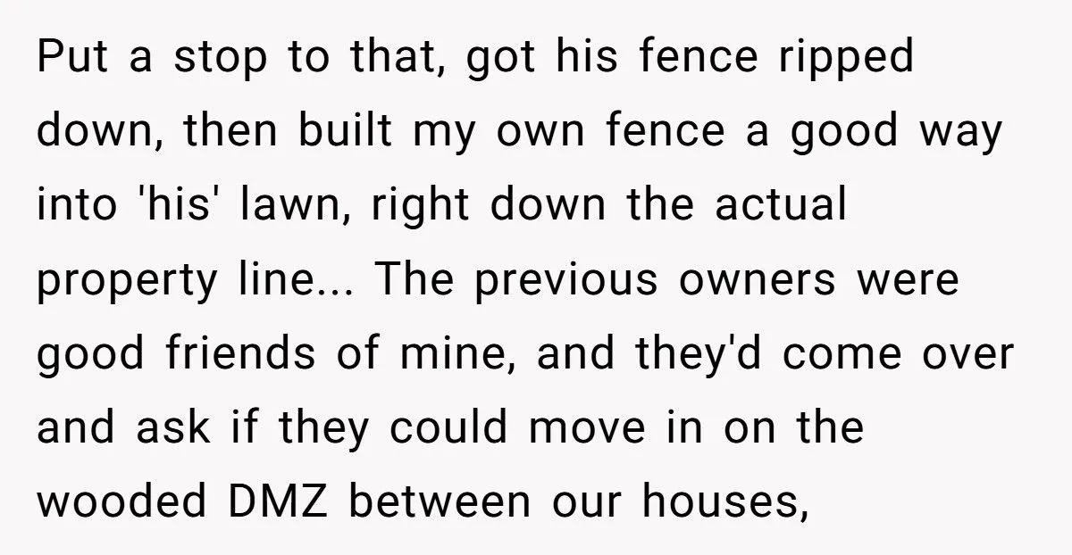 Man Threatened To Tow His Neighbor’s Car For Crossing The Property Line, So They Ordered A Survey And Took Back 20 Feet Of His Land