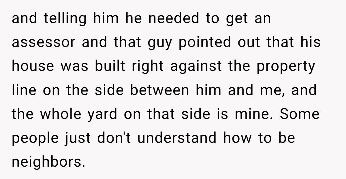 Man Threatened To Tow His Neighbor’s Car For Crossing The Property Line, So They Ordered A Survey And Took Back 20 Feet Of His Land