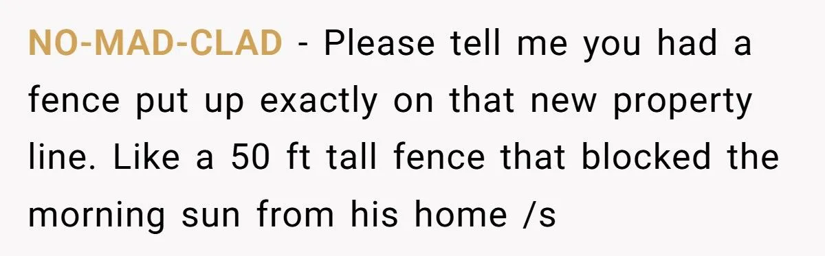 Man Threatened To Tow His Neighbor’s Car For Crossing The Property Line, So They Ordered A Survey And Took Back 20 Feet Of His Land