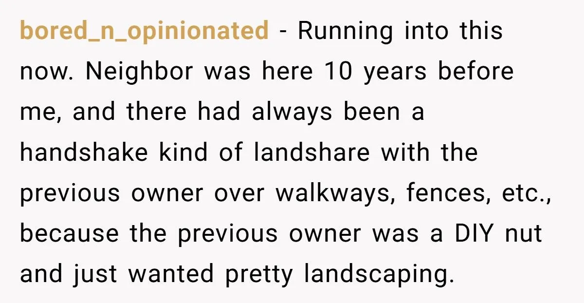 Man Threatened To Tow His Neighbor’s Car For Crossing The Property Line, So They Ordered A Survey And Took Back 20 Feet Of His Land