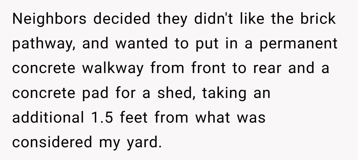 Man Threatened To Tow His Neighbor’s Car For Crossing The Property Line, So They Ordered A Survey And Took Back 20 Feet Of His Land