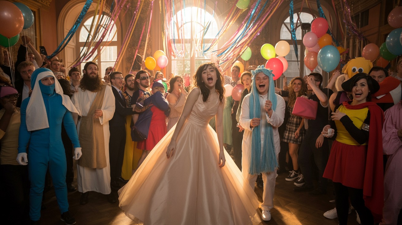 Woman’s Half-Sister Planned To Wear A Wedding Dress To Her Engagement Party, So She Secretly Changed The Theme To A Costume Party