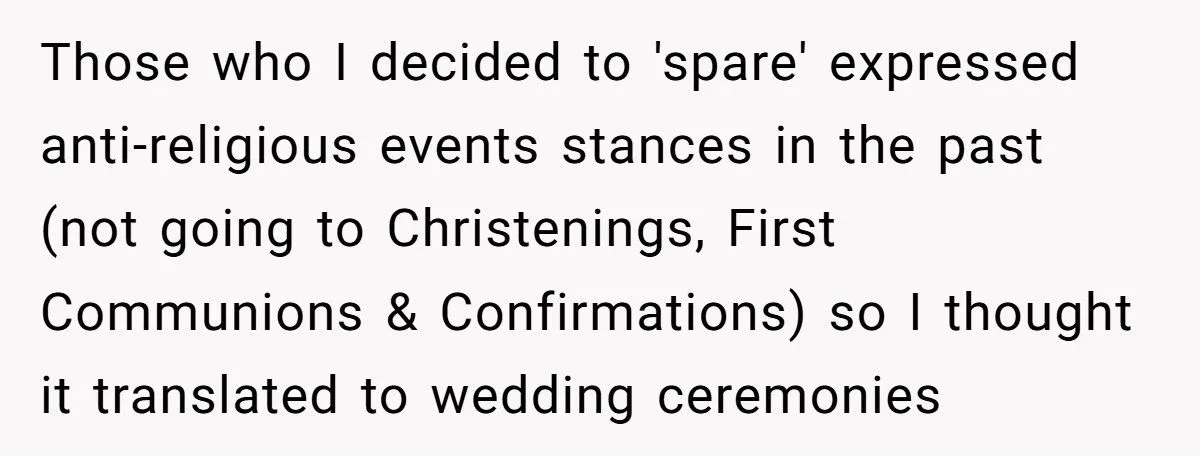 Bride And Groom Excluded Their Atheist Friends From Ceremony, Regret It Instantly Generated by Aubtu.biz