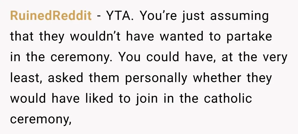 Bride And Groom Excluded Their Atheist Friends From Ceremony, Regret It Instantly Generated by Aubtu.biz