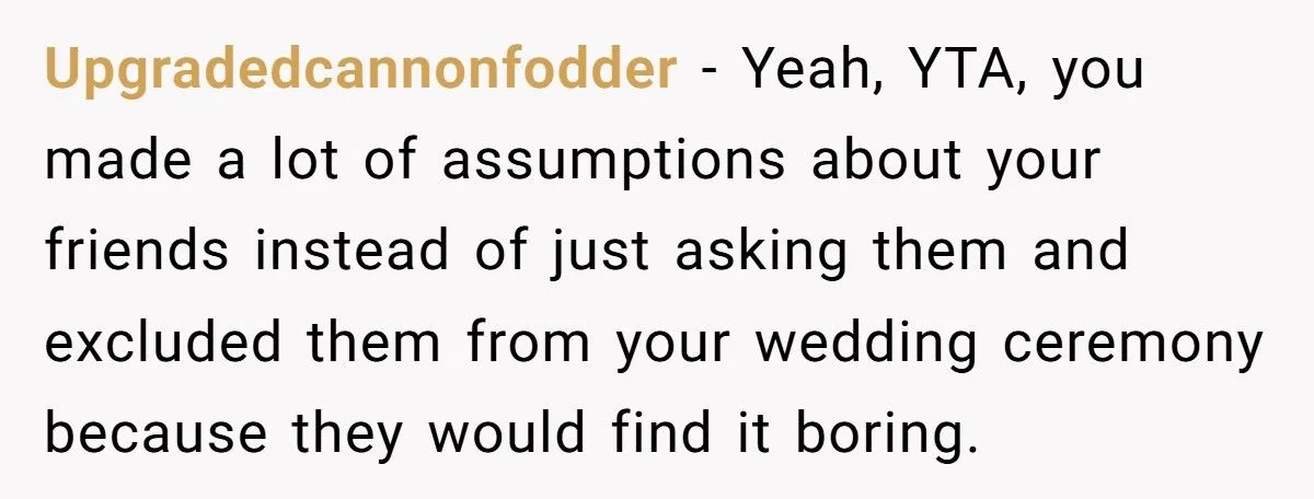 Bride And Groom Excluded Their Atheist Friends From Ceremony, Regret It Instantly Generated by Aubtu.biz