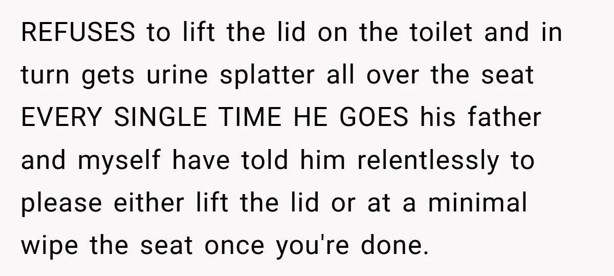 Mom Lets Daughter Leave Fake Period Blood All Over The Toilet In Their Family Shared Bathroom To Teach Stepson A Lesson Generated by Aubtu.biz