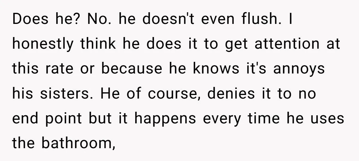 Mom Lets Daughter Leave Fake Period Blood All Over The Toilet In Their Family Shared Bathroom To Teach Stepson A Lesson Generated by Aubtu.biz