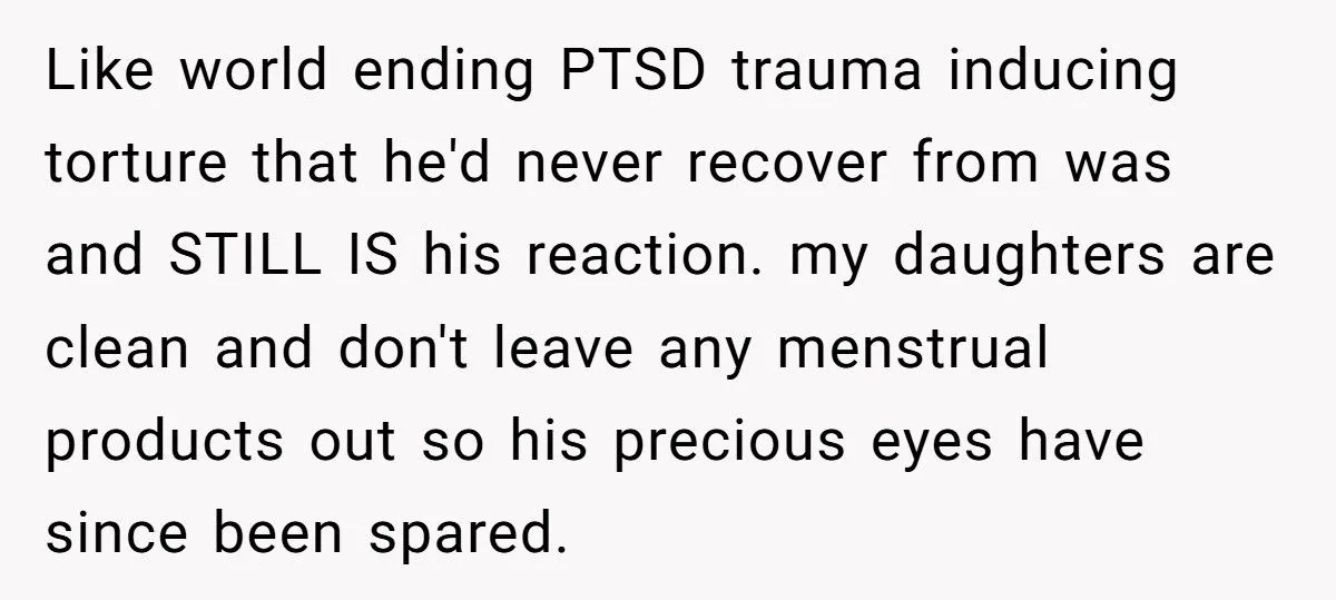 Mom Lets Daughter Leave Fake Period Blood All Over The Toilet In Their Family Shared Bathroom To Teach Stepson A Lesson Generated by Aubtu.biz