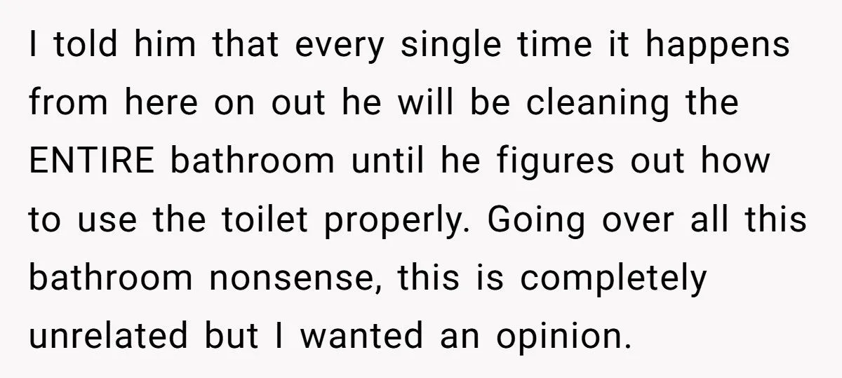 Mom Lets Daughter Leave Fake Period Blood All Over The Toilet In Their Family Shared Bathroom To Teach Stepson A Lesson Generated by Aubtu.biz
