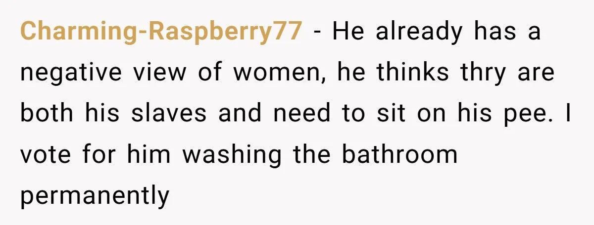 Mom Lets Daughter Leave Fake Period Blood All Over The Toilet In Their Family Shared Bathroom To Teach Stepson A Lesson Generated by Aubtu.biz