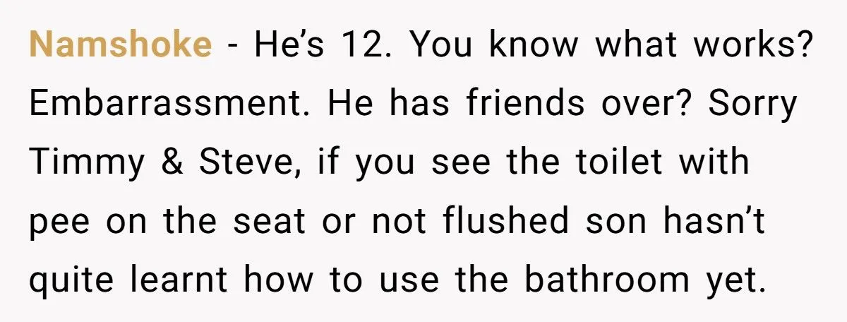Mom Lets Daughter Leave Fake Period Blood All Over The Toilet In Their Family Shared Bathroom To Teach Stepson A Lesson Generated by Aubtu.biz