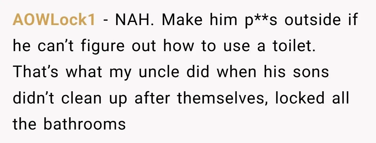 Mom Lets Daughter Leave Fake Period Blood All Over The Toilet In Their Family Shared Bathroom To Teach Stepson A Lesson Generated by Aubtu.biz