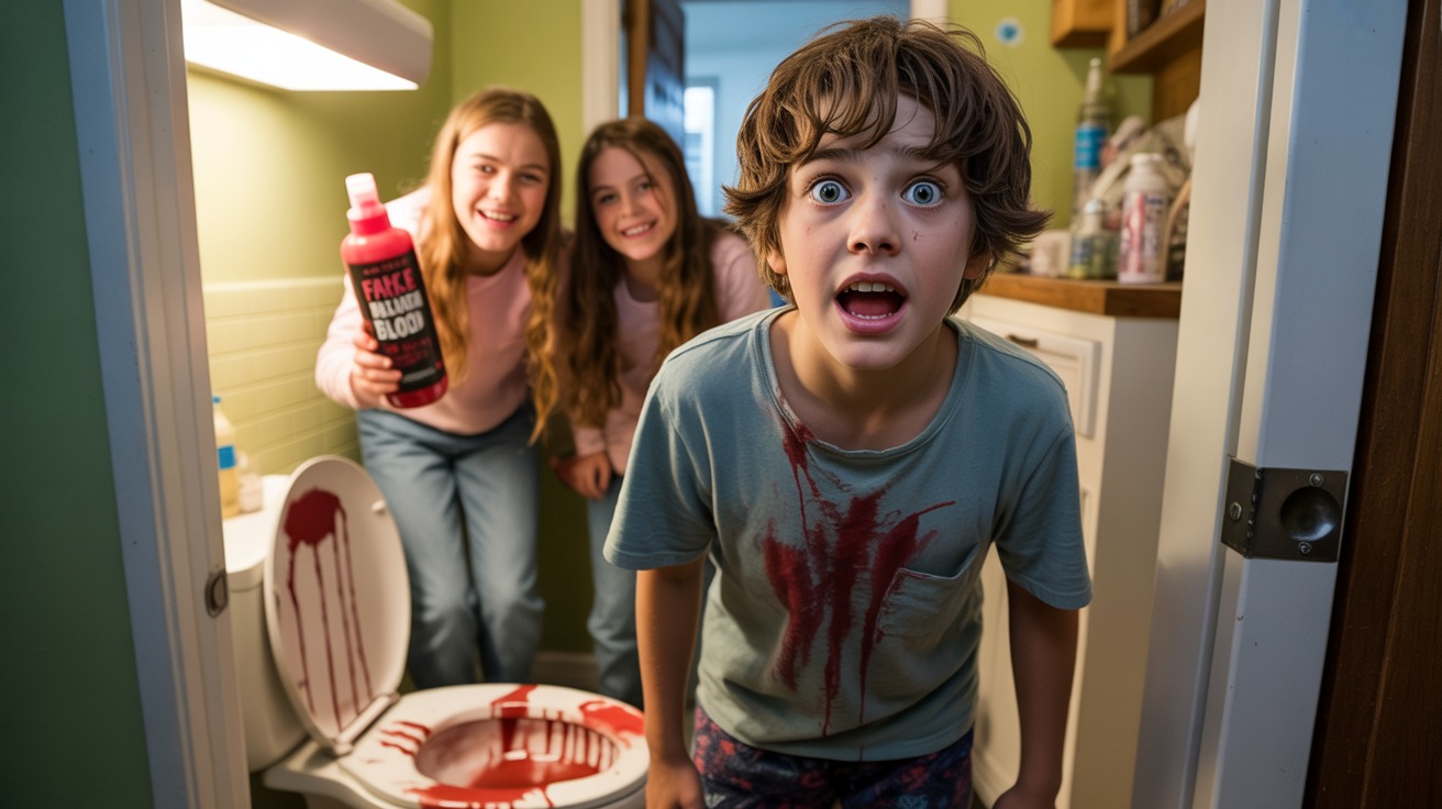 Mom Lets Daughter Leave Fake Period Blood All Over The Toilet In Their Family Shared Bathroom To Teach Stepson A Lesson Mom Lets Daughter Leave Fake Period Blood All Over The Toilet In Their Family Shared Bathroom To Teach Stepson A Lesson