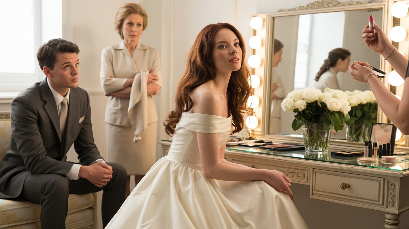 Bride Refuses Makeup On Her Wedding Day Unless Groom Wears It Too