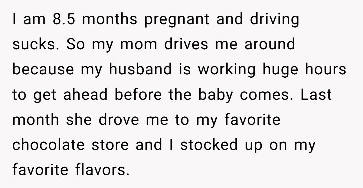 Pregnant Wife Yells At Husband When He Eats Her Chocolate, So She Makes Him Drive Across The City To Replace Them Generated by Aubtu.biz