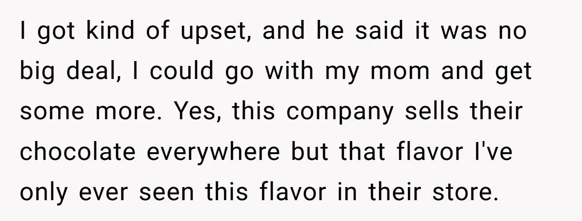 Pregnant Wife Yells At Husband When He Eats Her Chocolate, So She Makes Him Drive Across The City To Replace Them Generated by Aubtu.biz