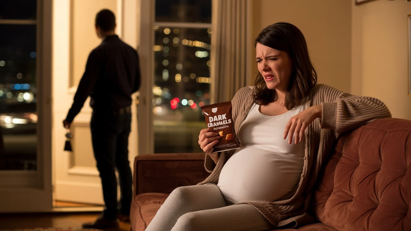 Pregnant Wife Yells At Husband When He Eats Her Chocolate, So She Makes Him Drive Across The City To Replace Them Pregnant Wife Yells At Husband When He Eats Her Chocolate, So She Makes Him Drive Across The City To Replace Them