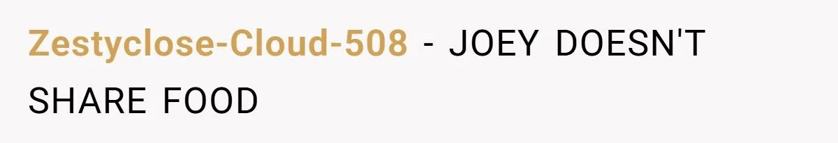 Husband Refuses To Share His Dinner After Wife Claims She’ll “Just Eat Off His Plate” Generated by Aubtu.biz