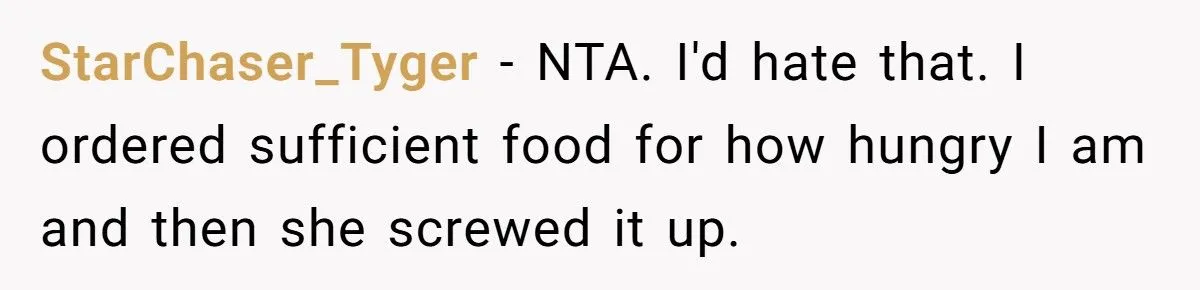 Husband Refuses To Share His Dinner After Wife Claims She’ll “Just Eat Off His Plate” Generated by Aubtu.biz