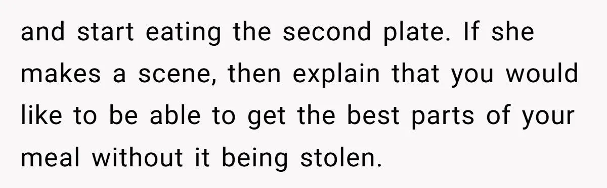 Husband Refuses To Share His Dinner After Wife Claims She’ll “Just Eat Off His Plate” Generated by Aubtu.biz