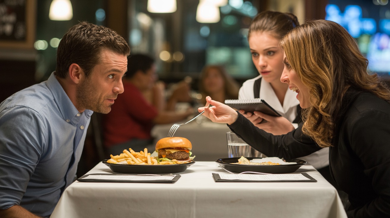 Husband Refuses To Share His Dinner After Wife Claims She’ll “Just Eat Off His Plate” Husband Refuses To Share His Dinner After Wife Claims She’ll “Just Eat Off His Plate”