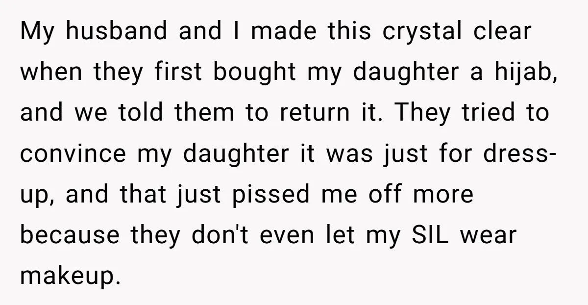 Ex-Muslim Mom Bans Kids From In-Laws’ House After Seeing Photos Of Her Daughter In A Hijab Generated by Aubtu.biz